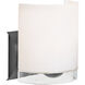 Celtic LED 6 inch Black Sconce Wall Light