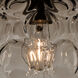 Bombay 1 Light 10 inch Satin Nickel Flush Mount Ceiling Light in Smoke Glass