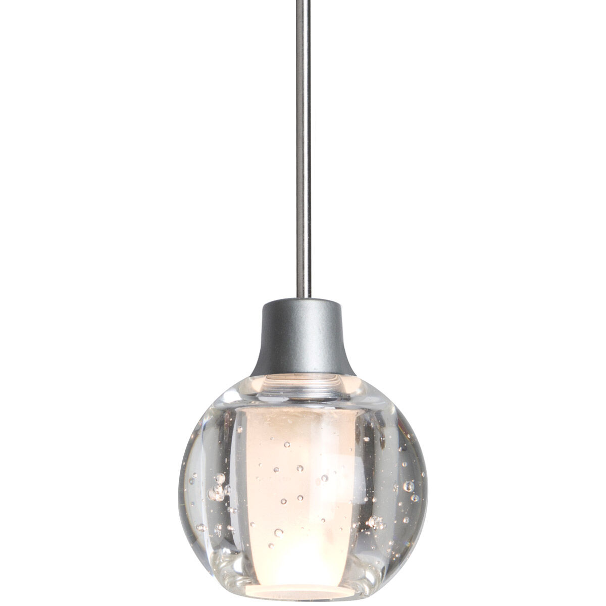 Boca 3 1 Light Satin Nickel Cord Pendant Ceiling Light