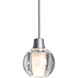 Boca 3 1 Light Satin Nickel Cord Pendant Ceiling Light