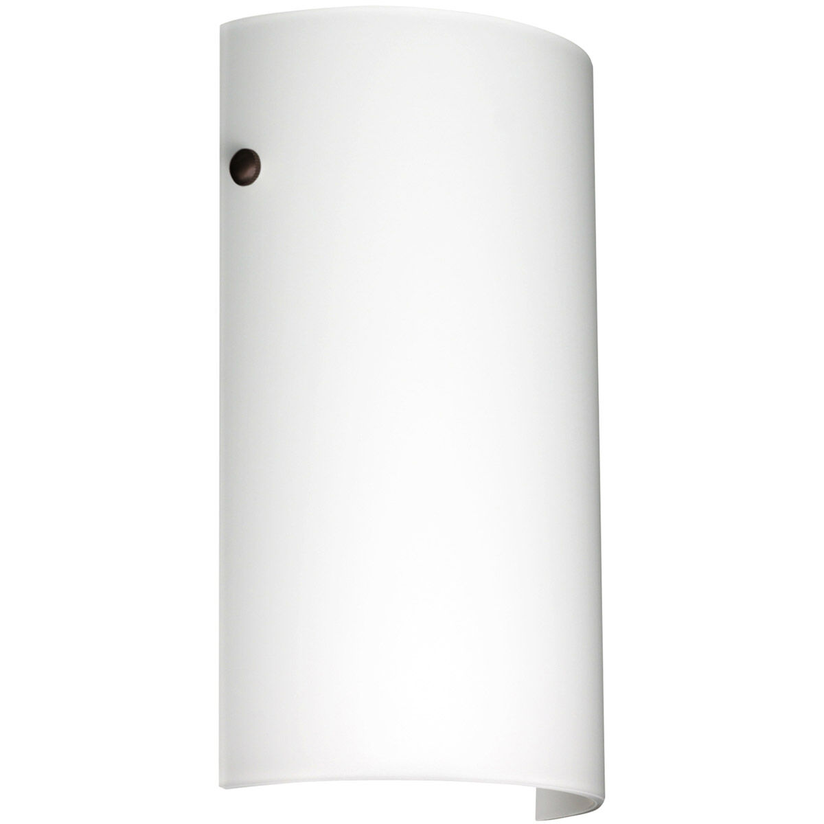 Tamburo 7 LED 7 inch Bronze ADA Wall Sconce Wall Light in Opal Matte Glass