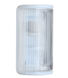 3079 Series 1 Light 10 inch White Outdoor Sconce, Costaluz