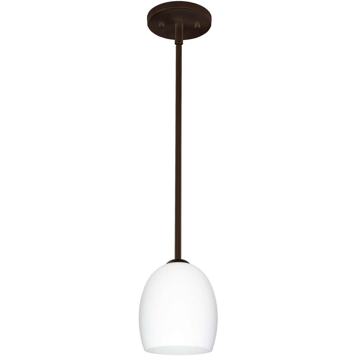 Lucia 1 Light Bronze Stem Pendant Ceiling Light