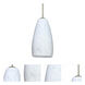 Chrissy LED Satin Nickel Cord Pendant Ceiling Light
