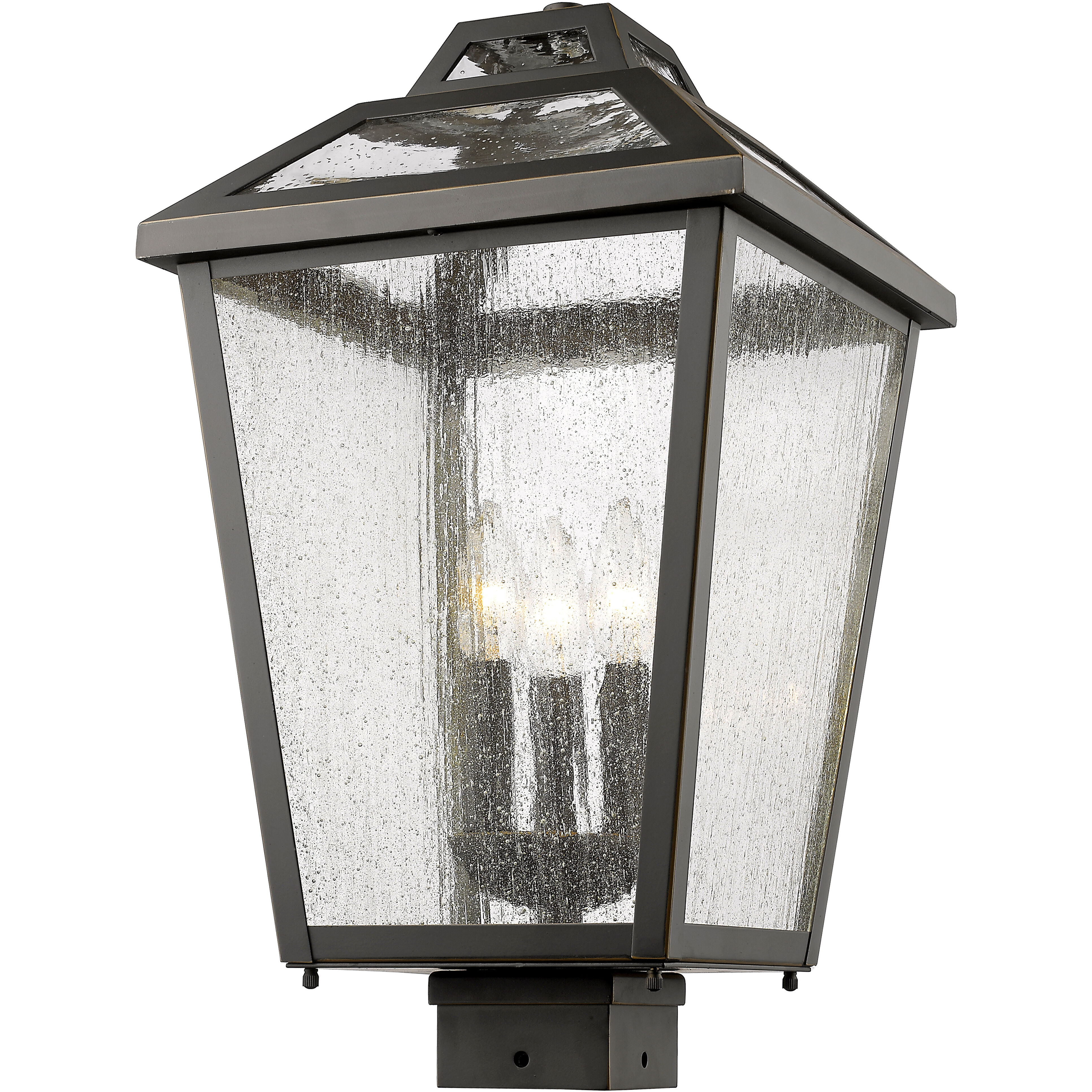 Bayland 3 Light 11.00 inch Post Light & Accessory