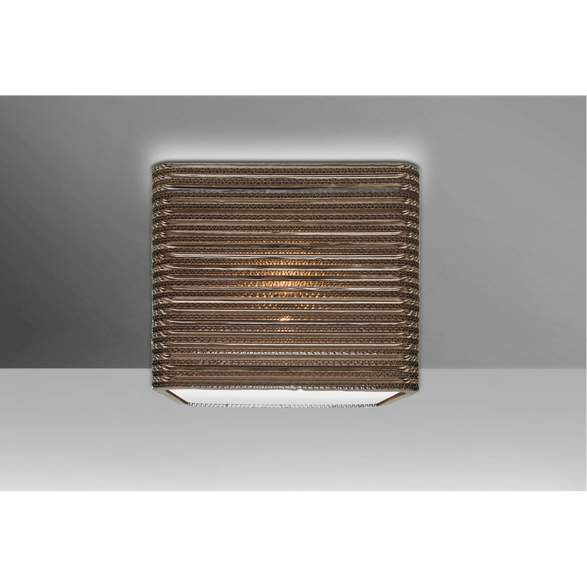 Kirk 12 LED 12 inch Satin Nickel Semi-Flush Mount Ceiling Light