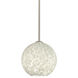 Coco 8 1 Light Satin Nickel Stem Pendant Ceiling Light