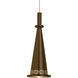 Prince LED Satin Nickel Cord Pendant Ceiling Light