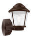 3100 Series 1 Light 12 inch Bronze Outdoor Sconce, Costaluz