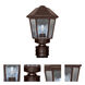 3272 Series 1 Light 14 inch Bronze Outdoor Post Mount, Costaluz