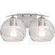 Jilly 2 Light 15 inch Satin Nickel Vanity Light Wall Light