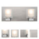 Bolo 2 Light 14 inch Satin Nickel Vanity Light Wall Light