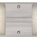 Paolo 2 Light 15 inch Satin Nickel Vanity Lighting Wall Light in Halogen, Stucco Glass