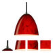 Vila LED Black Stem Pendant Ceiling Light