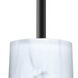 Camino 1 Light Black Cord Pendant Ceiling Light