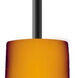 Camino 1 Light Black Cord Pendant Ceiling Light