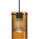 Scope 1 Light Black Cord Pendant Ceiling Light