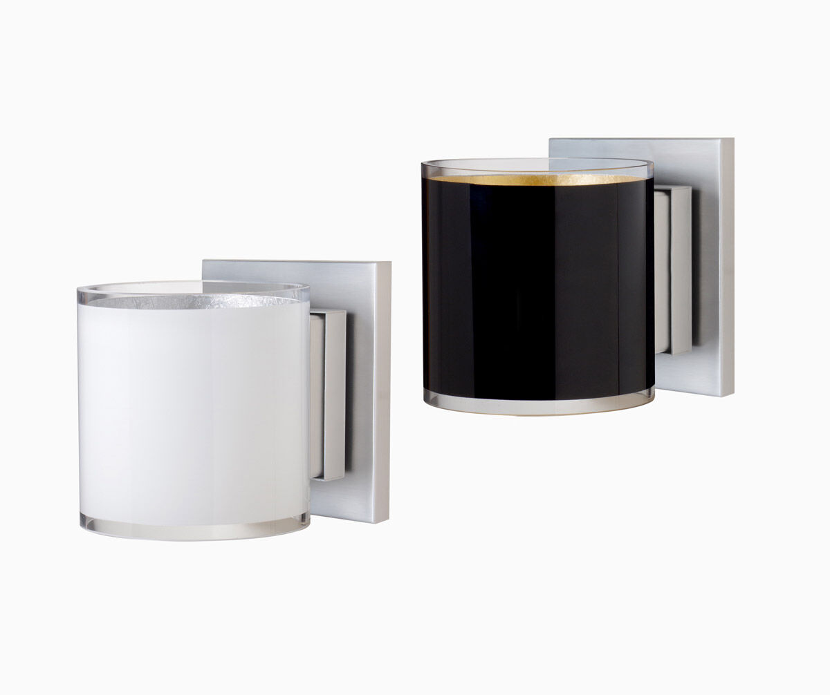 Pogo 1 Light 5 inch Chrome ADA Mini Sconce Wall Light in Halogen, Opal Glossy Glass