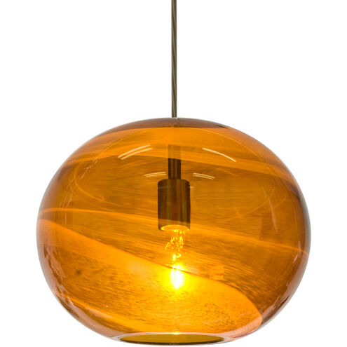 Besa Lighting Geno 1 Light Bronze Pendant Ceiling Light 1JT-GENOAM-BR - Open Box