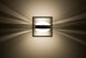 Optos 1 Light 5 inch Brushed Aluminum Wall Sconce Wall Light in Halogen, Frost Glass