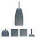 Tao 10 1 Light Black Cord Pendant Ceiling Light