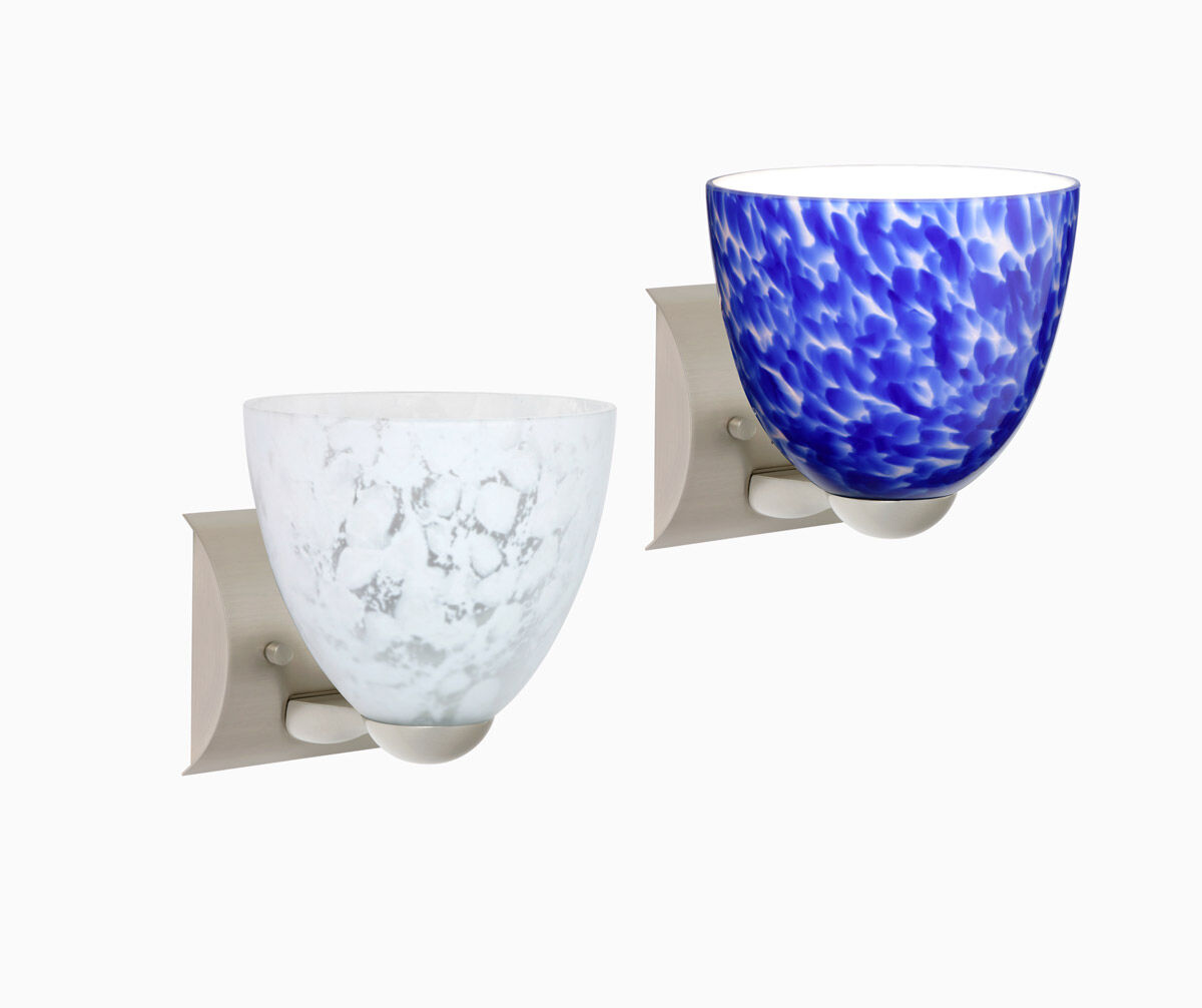 Sasha II 1 Light 6 inch Bronze Mini Sconce Wall Light in Incandescent, Opal Matte Glass