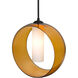 Plato LED Black Cord Pendant Ceiling Light
