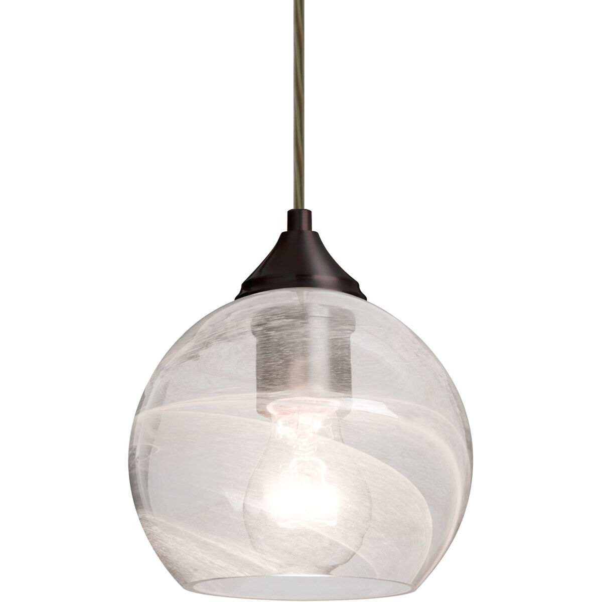 Jilly 1 Light Bronze Pendant Ceiling Light