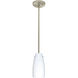 Tao 10 LED Satin Nickel Stem Pendant Ceiling Light