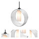 Plato LED Black Cord Pendant Ceiling Light