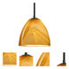 Vila 1 Light Black Stem Pendant Ceiling Light