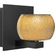 Keno LED 5.5 inch Black Vanity Light Wall Light