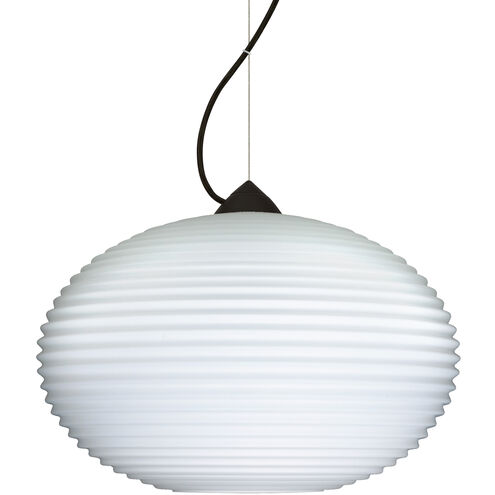 Pape 12 LED Black Cord Pendant Ceiling Light