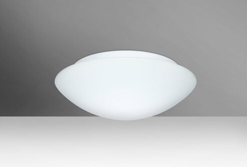 Nova 13 LED 13 inch Flush Mount Ceiling Light in White Glass