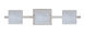 Paolo 3 Light 23 inch Satin Nickel Vanity Lighting Wall Light in Halogen, Carrera Glass
