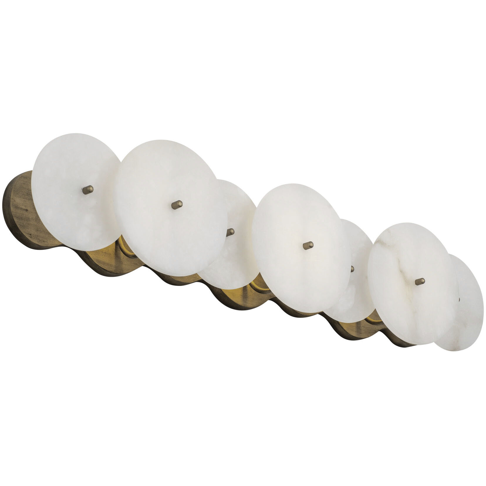 Cosmos 3 Light 28 inch Havana Gold Bath Vanity Light Wall Light, Smithsonian Collaboration