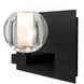 Boca 3 LED 5.5 inch Black Vanity Light Wall Light
