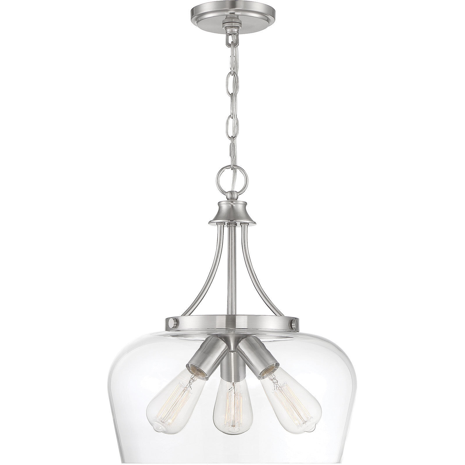 Octave 3 Light 15.00 inch Pendant
