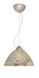 Tessa 1 Light Satin Nickel Pendant Ceiling Light in Incandescent, Mocha Glass