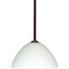 Tessa 1 Light Bronze Stem Pendant Ceiling Light