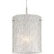 Tamburo 8 LED Black Cord Pendant Ceiling Light