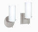 Copa 3 1 Light 5 inch Satin Nickel Mini Sconce Wall Light in Halogen