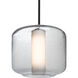 Niles 10 LED Black Stem Pendant Ceiling Light