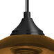 Omega 12 1 Light Black Cord Pendant Ceiling Light