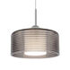 Belu 1 Light Black Cord Pendant Ceiling Light