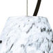 Pera 9 LED Black Cord Pendant Ceiling Light
