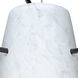 Suzi 1 Light Black Cord Pendant Ceiling Light
