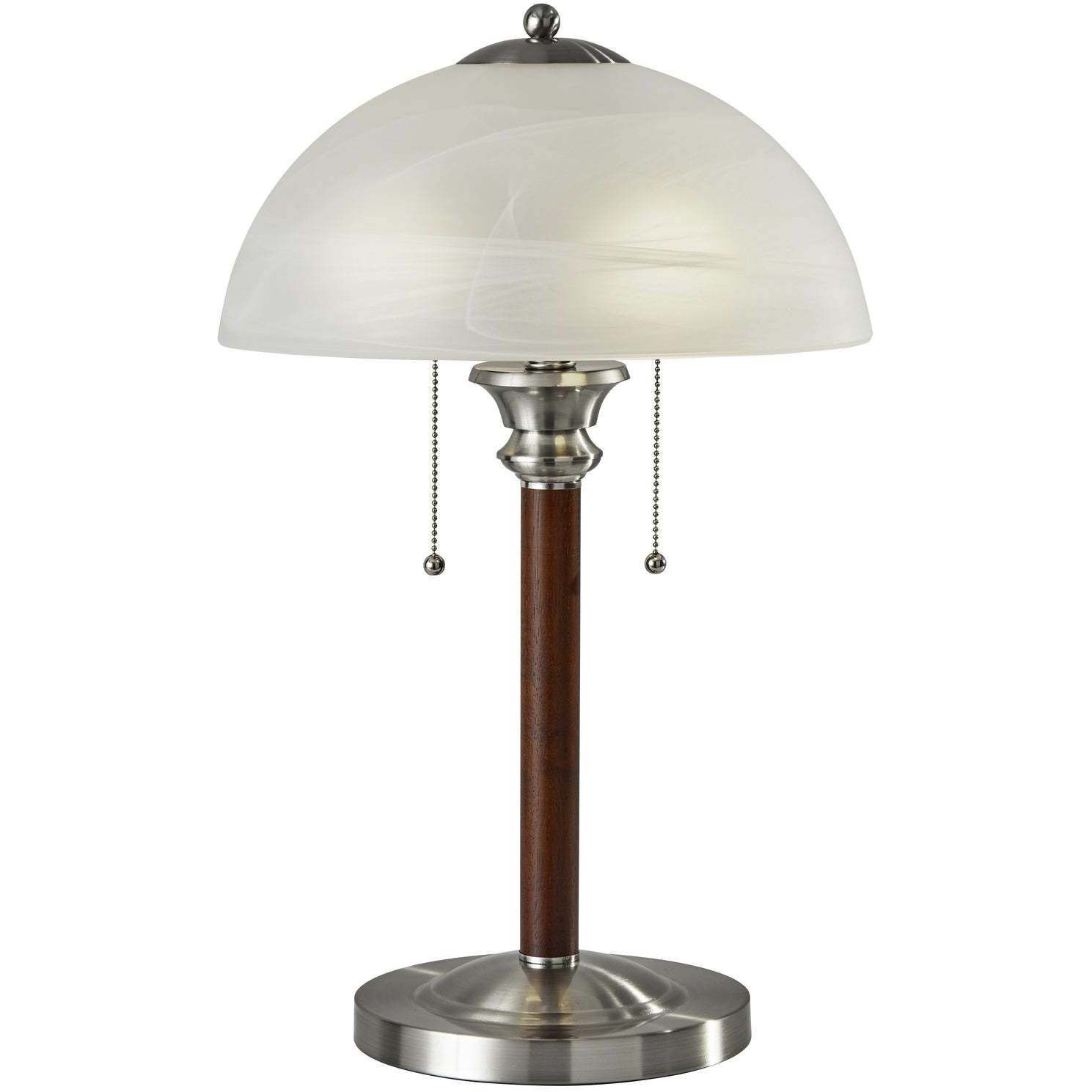 Lexington 22.5 inch 60 watt Walnut Table Lamp Portable Light