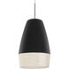 Abu 12 1 Light Satin Nickel Cord Pendant Ceiling Light