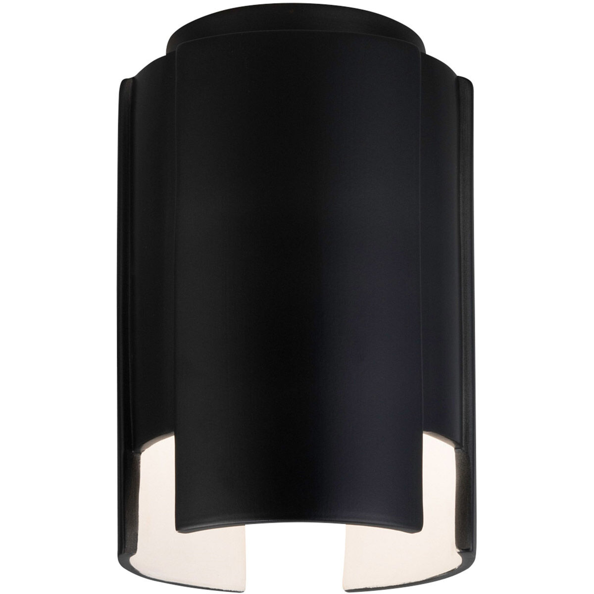 Radiance Collection LED 6.25 inch Hammered Copper Flush-Mount Ceiling Light